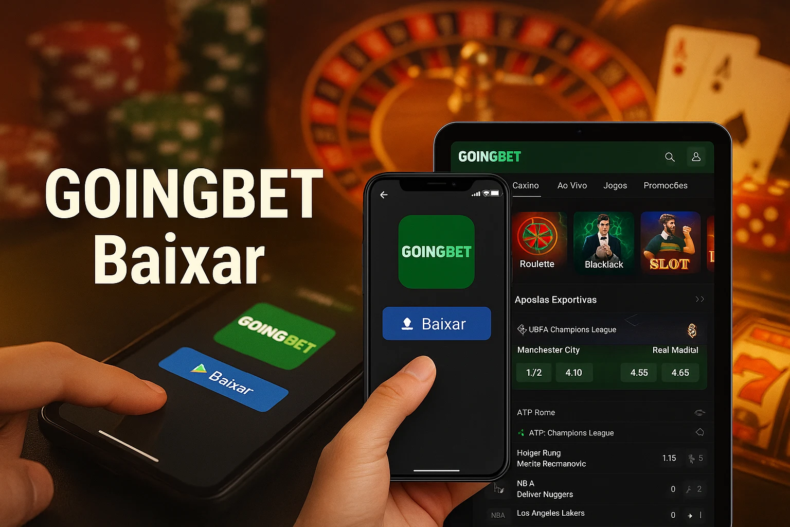 Baixar o GOINGBET Cassino App