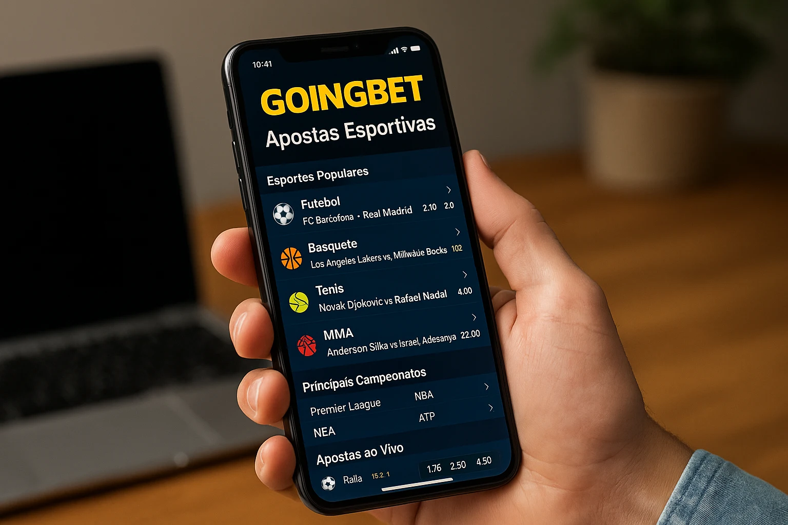 Aposte em apostas esportivas no cassino online GOINGBET